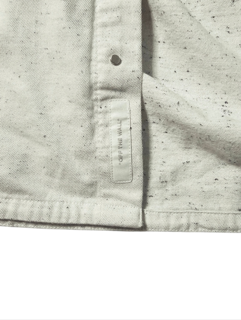Vans Light Gray Long Sleeve Button-Down Shirt with Chest Pocket Size Medium - Picture 4 of 10